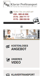 Mobile Screenshot of klavier-profitransport.de