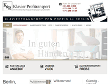 Tablet Screenshot of klavier-profitransport.de